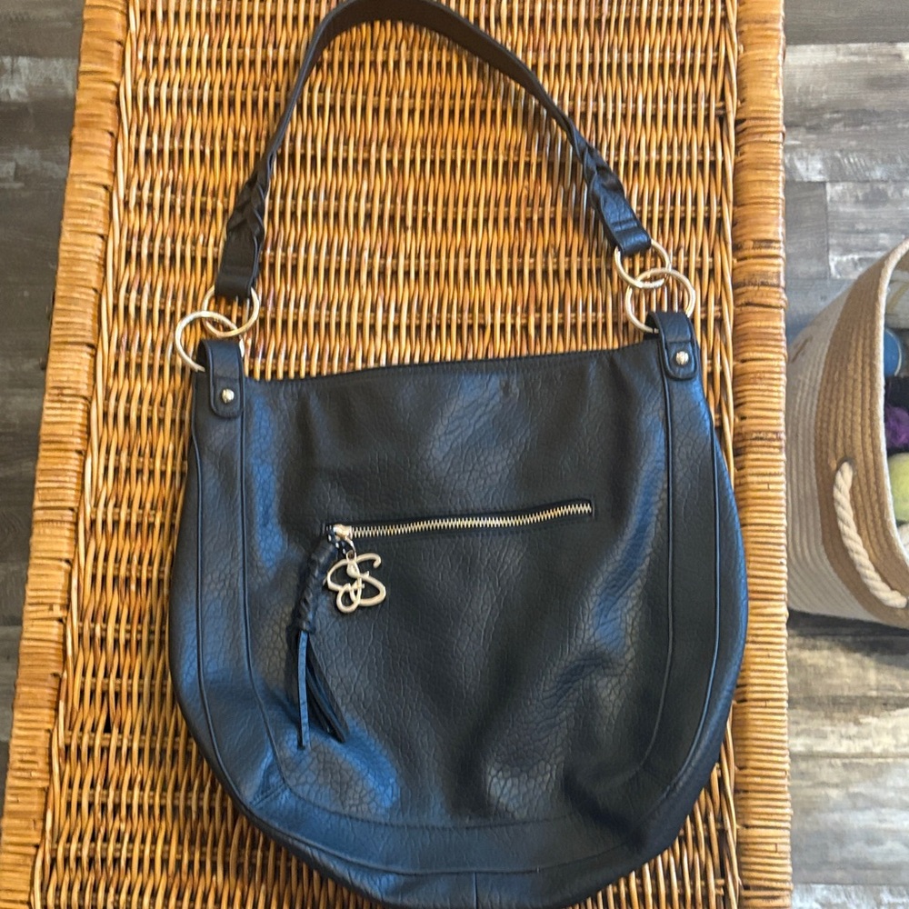 Jessica Simpson Black Hobo Bag